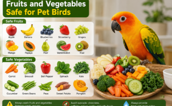 Fruits and Vegetables Safe for Pet Birds