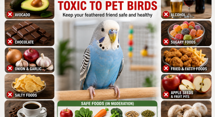 Foods That Are Toxic to Pet Birds