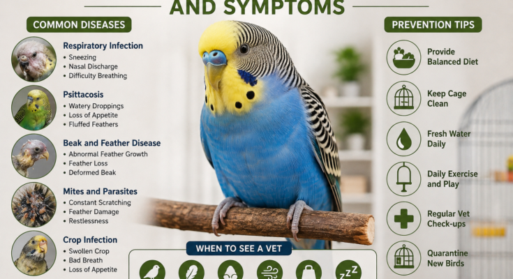 Common Pet Bird Diseases and Symptoms