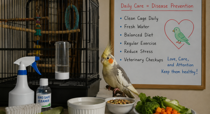 How to Prevent Diseases in Pet Birds