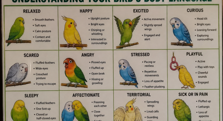 Understanding Pet Bird Body Language